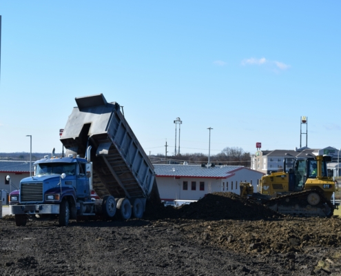 dump truck cleaning