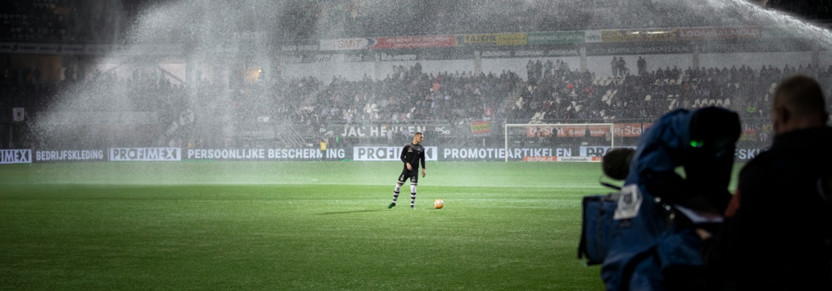 how to pressure wash sports stadiums