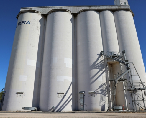 how to clean inside silos