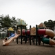 cleaning park playground equipment