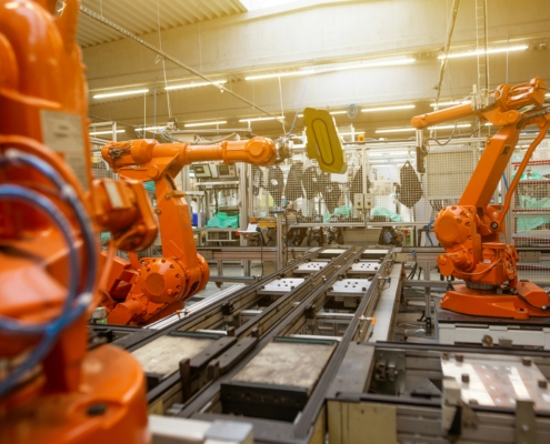 assembly production lines cleaning